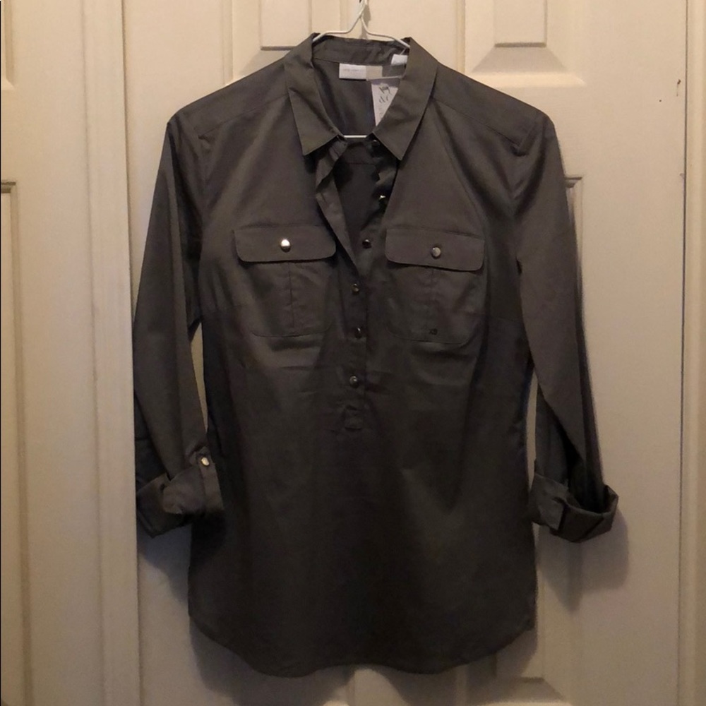 Gray Blouse